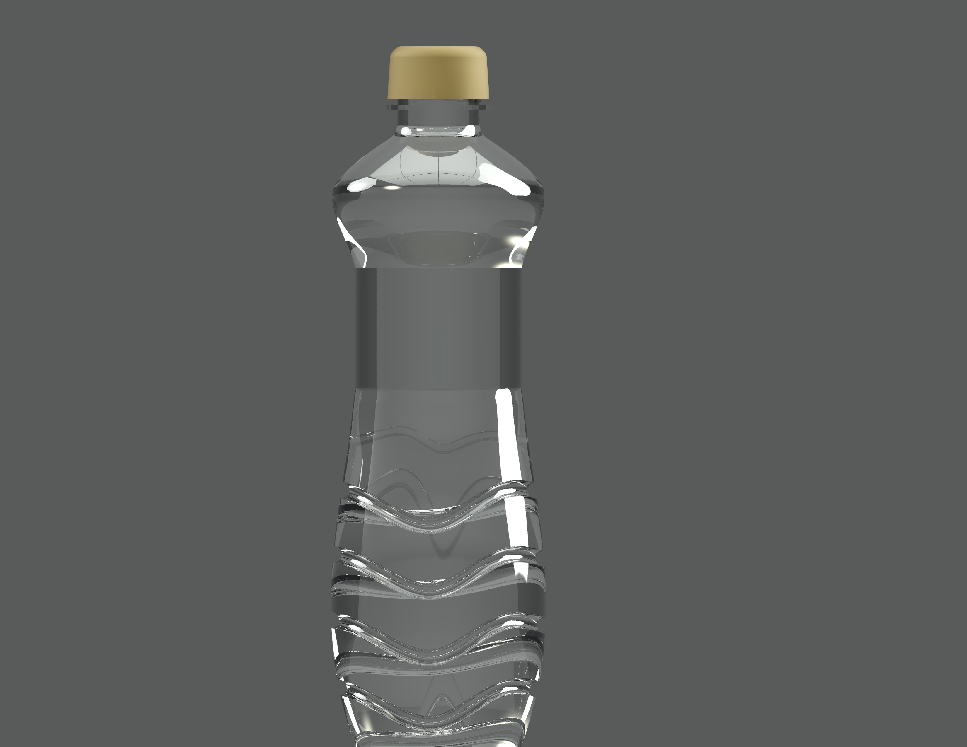 原创矿泉水瓶设计建模模型