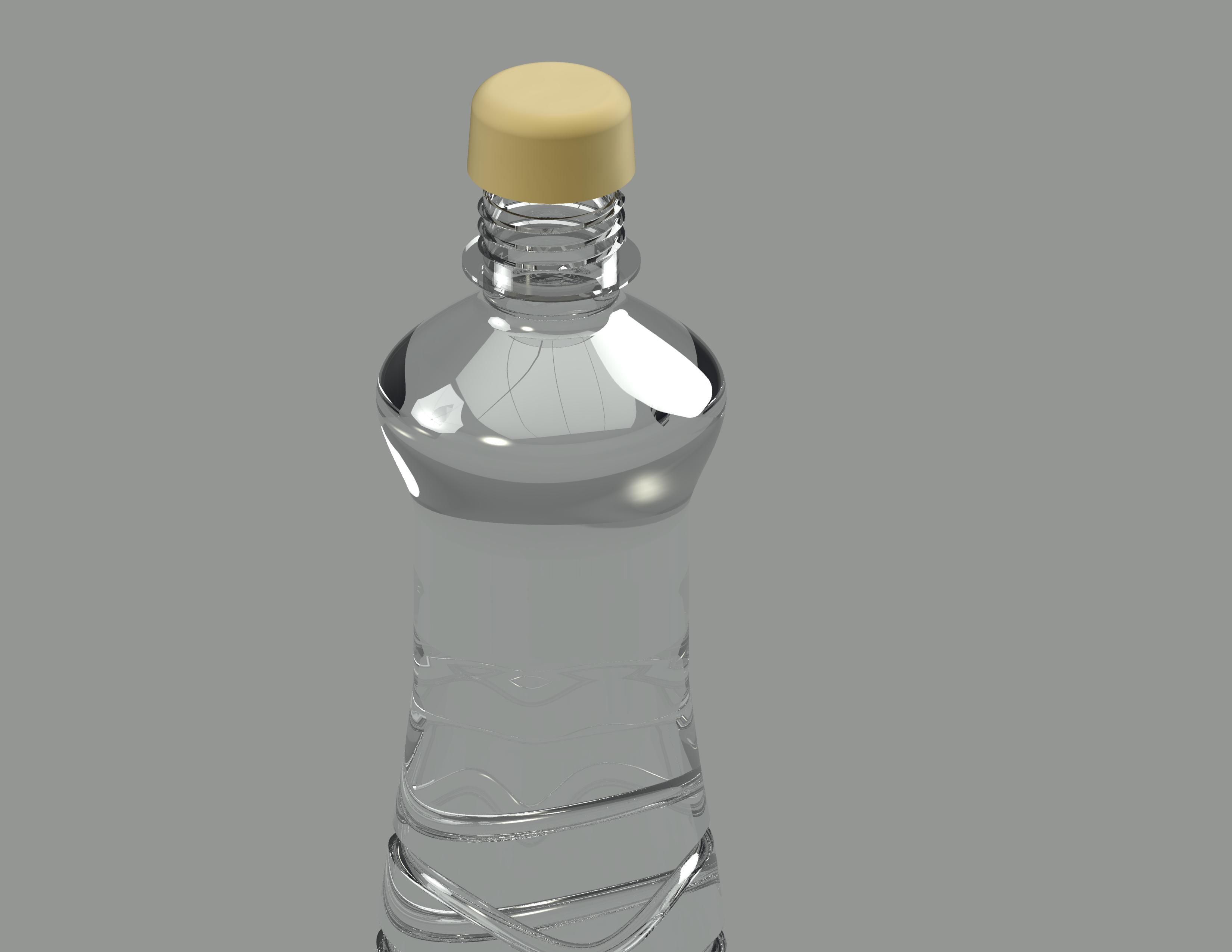 原创矿泉水瓶设计建模模型