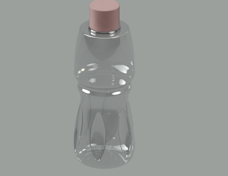 原创矿泉水饮料水瓶建模