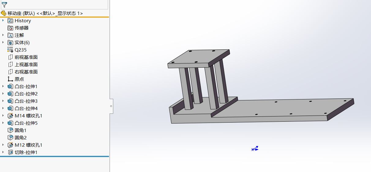 单面粗镗组合机床-3D+2A0CAD