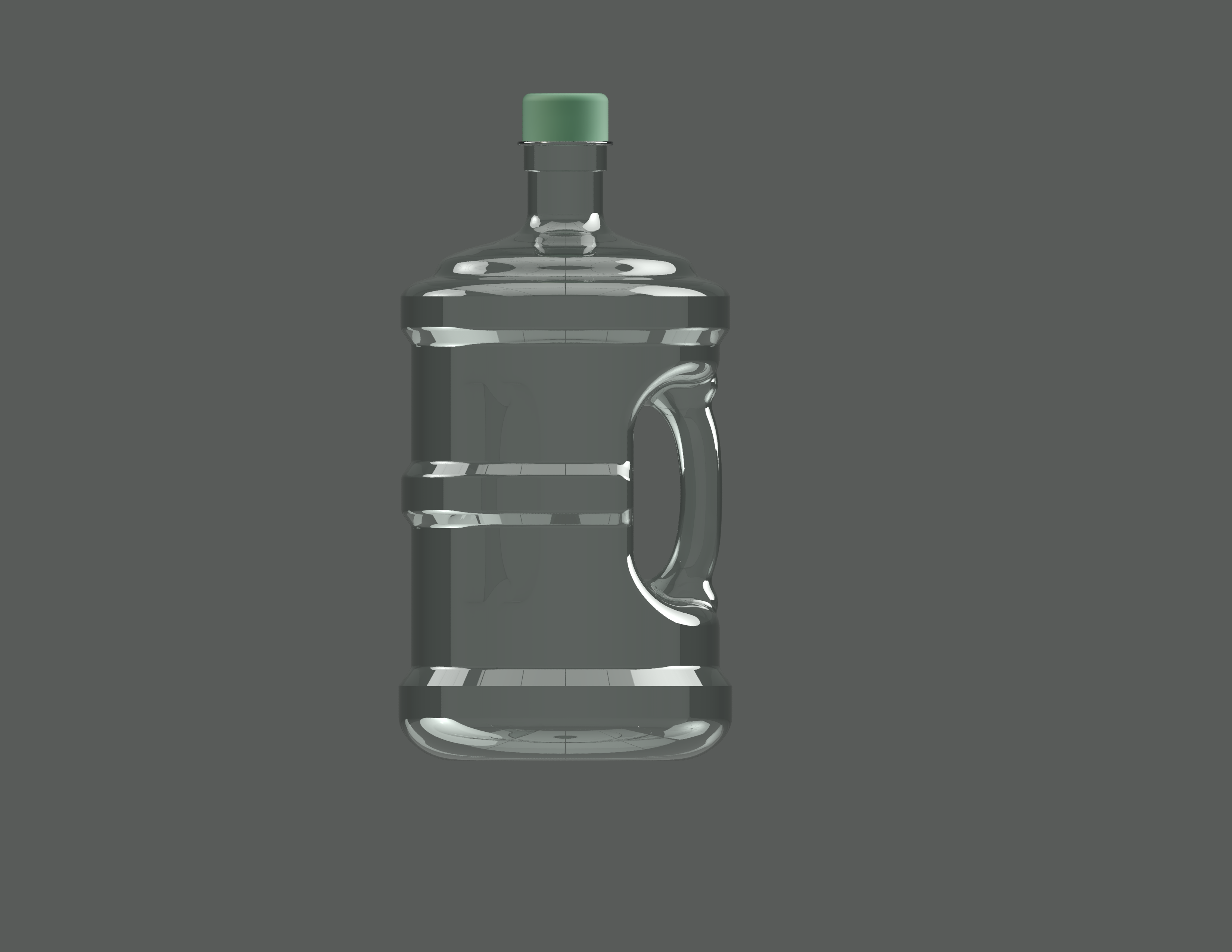 原创高精度大容量水桶水杯建模